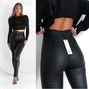 NEW All Things Golden The Second Skin Pant Black Size Large NWT